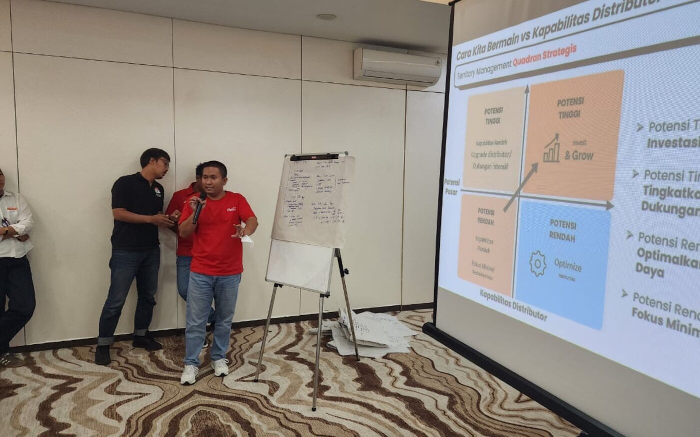 Distributor College session, mapping distributor potential against capability